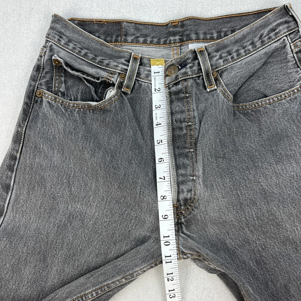Vintage Levis 501xx Jeans Mens 32x34 *Fits 30x30 Faded Black 90s Y2K Mexico